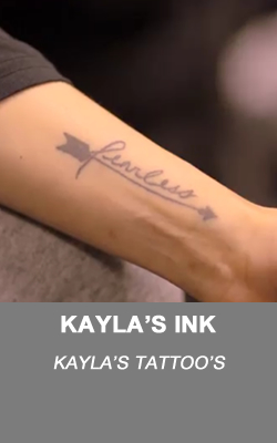 Kayla McBride Tattoos